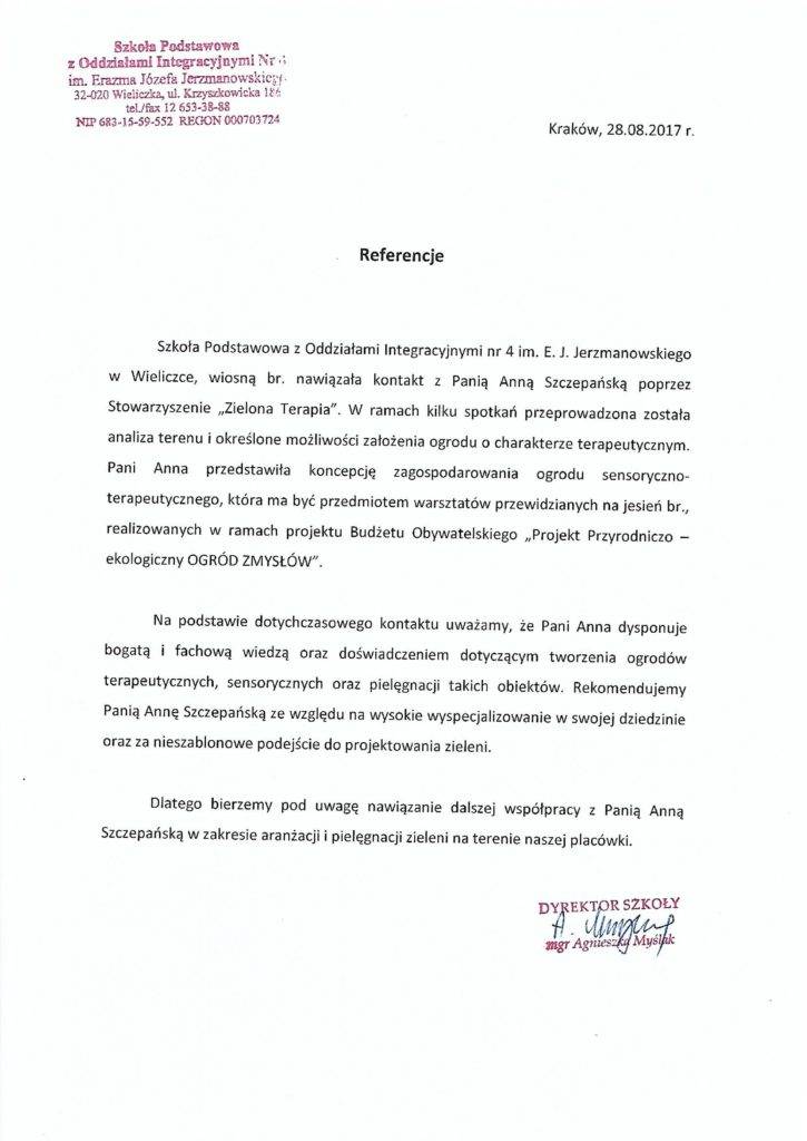 ZT referencje17 Wieliczka1 725x1024 - Referencje szkoła Wieliczka