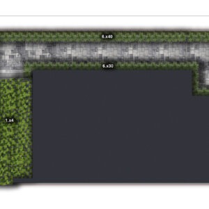 maly ogrod nowoczesny projekt 8 300x300 - Nowoczesny mały ogród